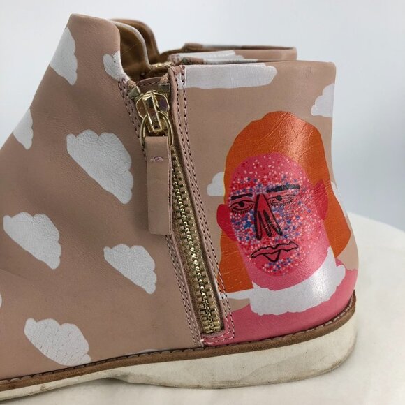 Rollie x Amber Vittoria Pink Side Sip Ankle Boot "Head in the clouds" 38 (7) - Picture 12 of 16